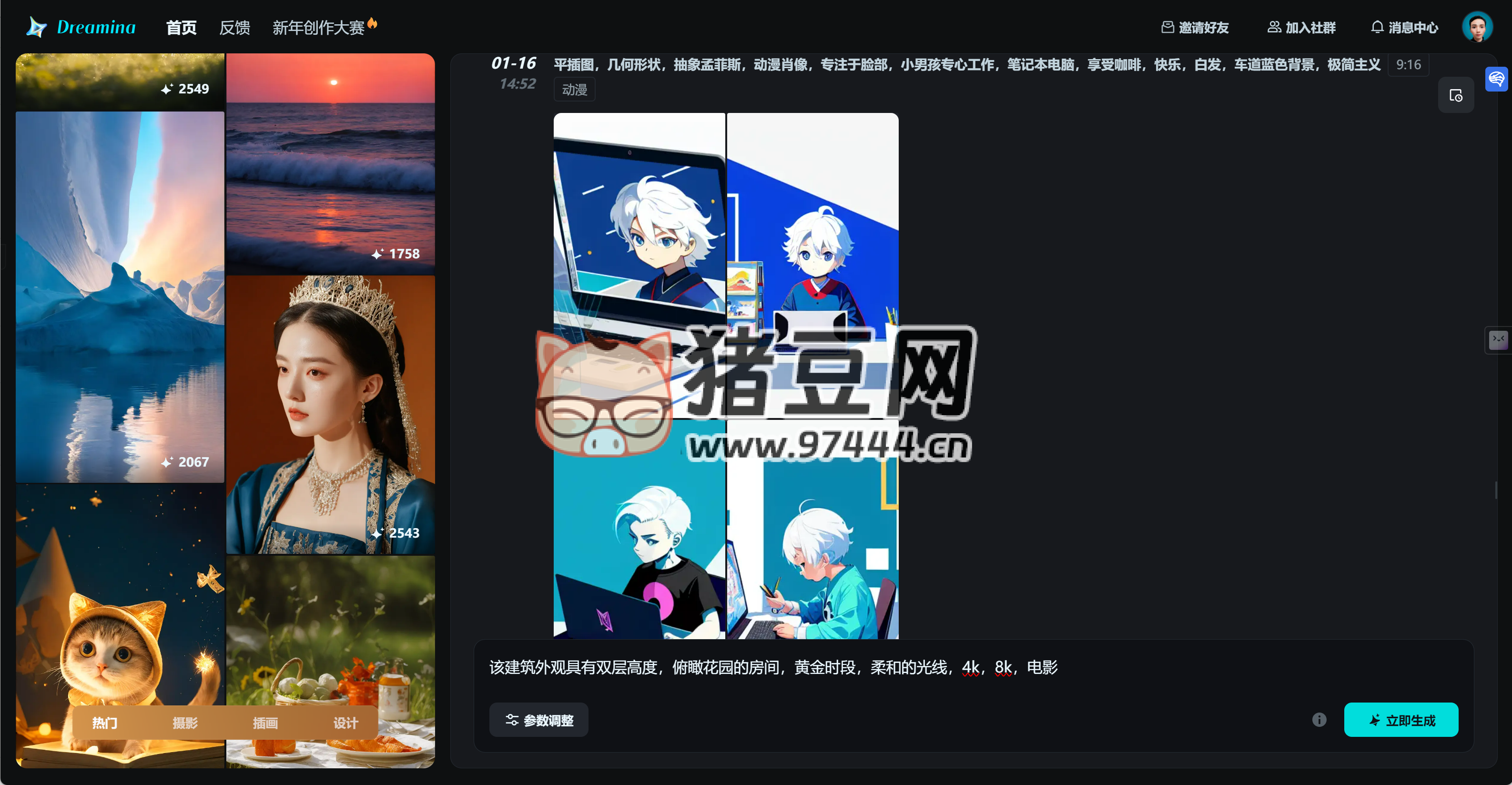 Dreamina：抖音推出的 AI 繪畫工具，高效，簡單，免費