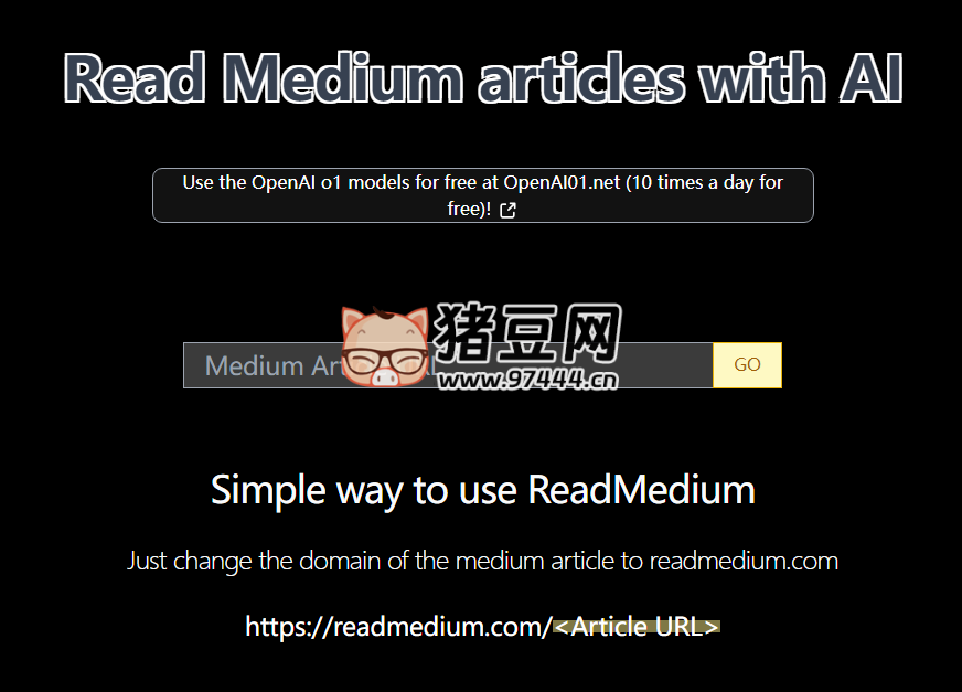 ReadMedium：Medium 付費(fèi)文章解析工具，使用 AI 閱讀 Medium 文章