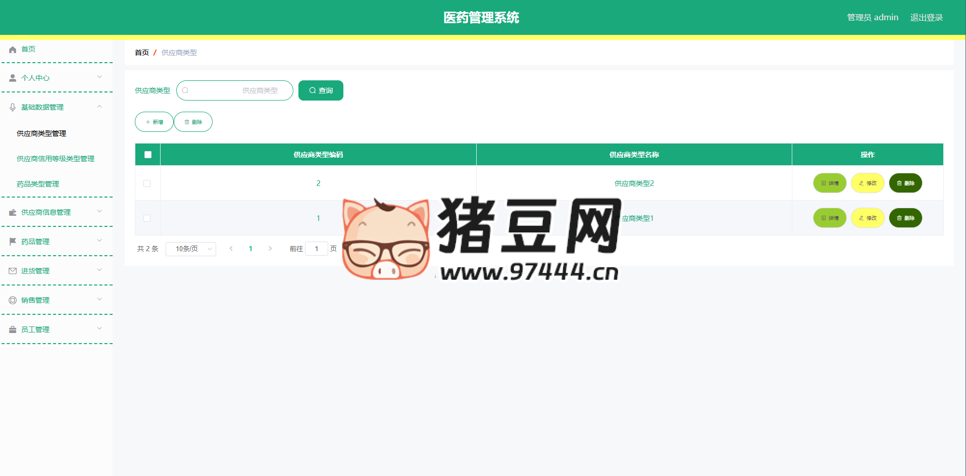 基于 springboot 的醫(yī)藥管理系統(tǒng)源碼