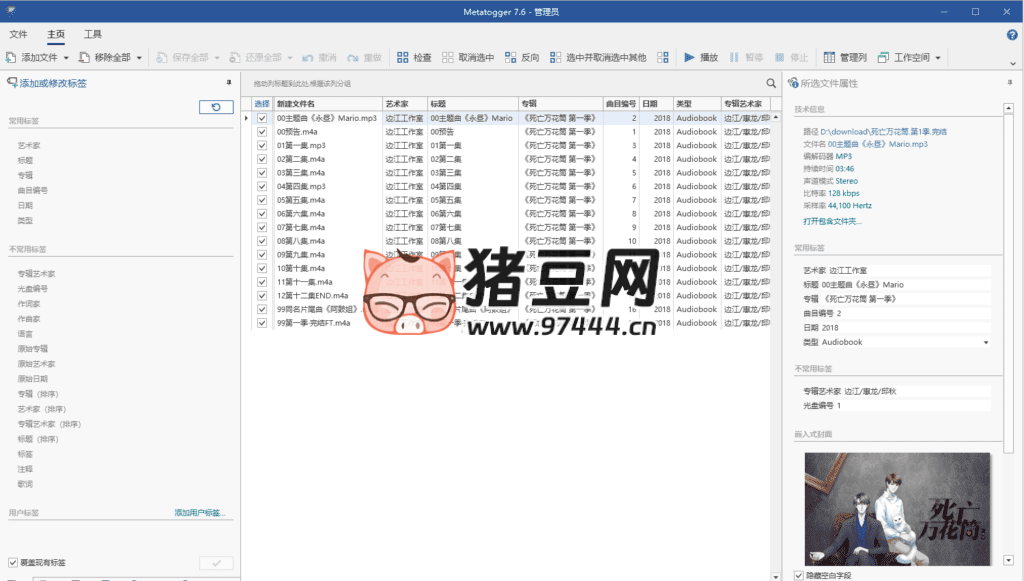Metatogger 音頻文件標簽編輯器 v7.6.1.1