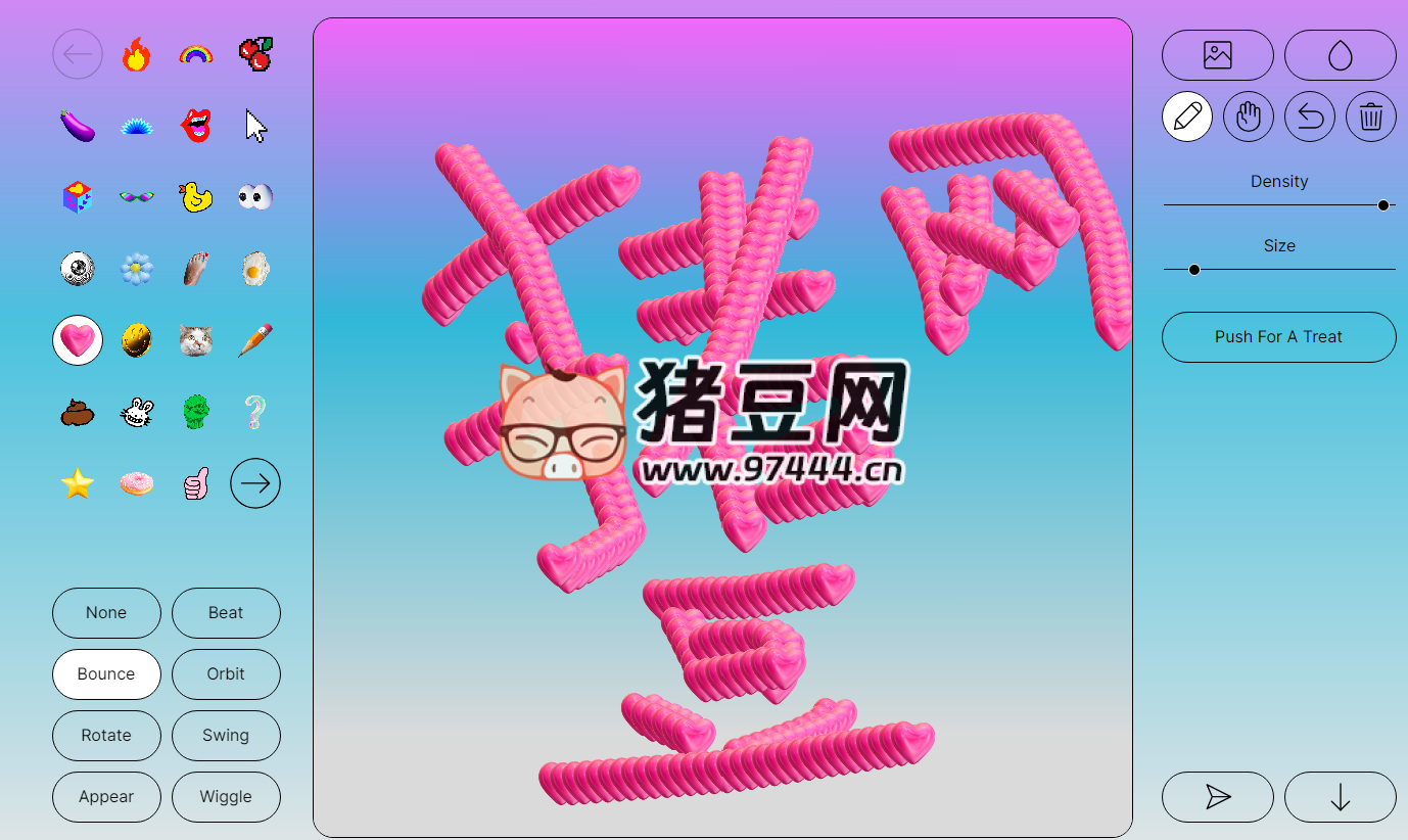 抽象動(dòng)畫(huà)生成器：各種奇怪的元素組合在一起生成動(dòng)畫(huà)