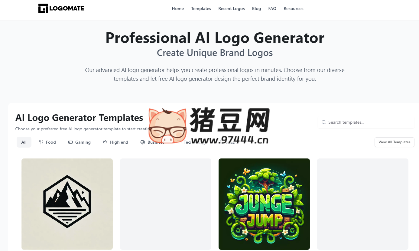 Logomate AI：AI Logo 生成器，在線創(chuàng)建專業(yè)徽標(biāo)