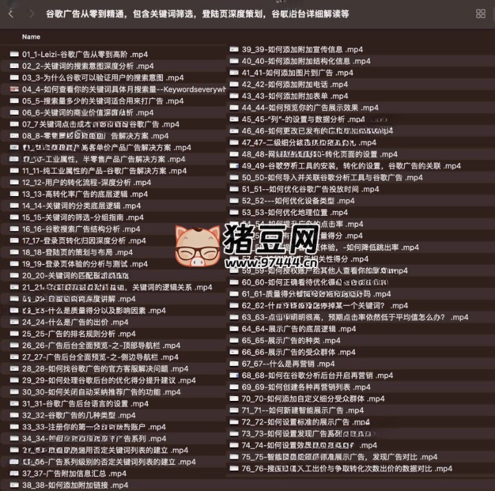 谷歌廣告從零到精通，包含關(guān)鍵詞篩選，登陸頁深度策劃，谷歌后臺詳細(xì)解讀等