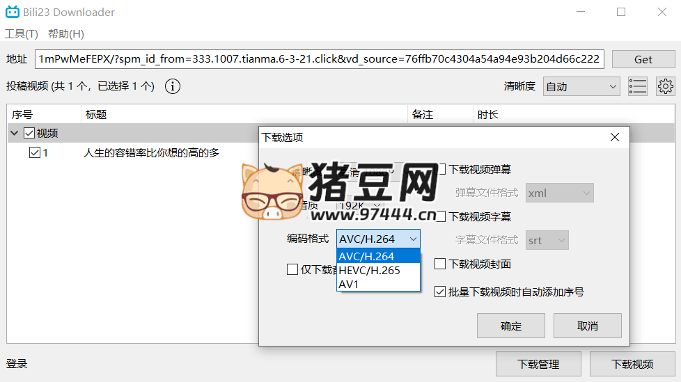 Bili23 Downloader B 站視頻下載器 v1.55.0 新春版