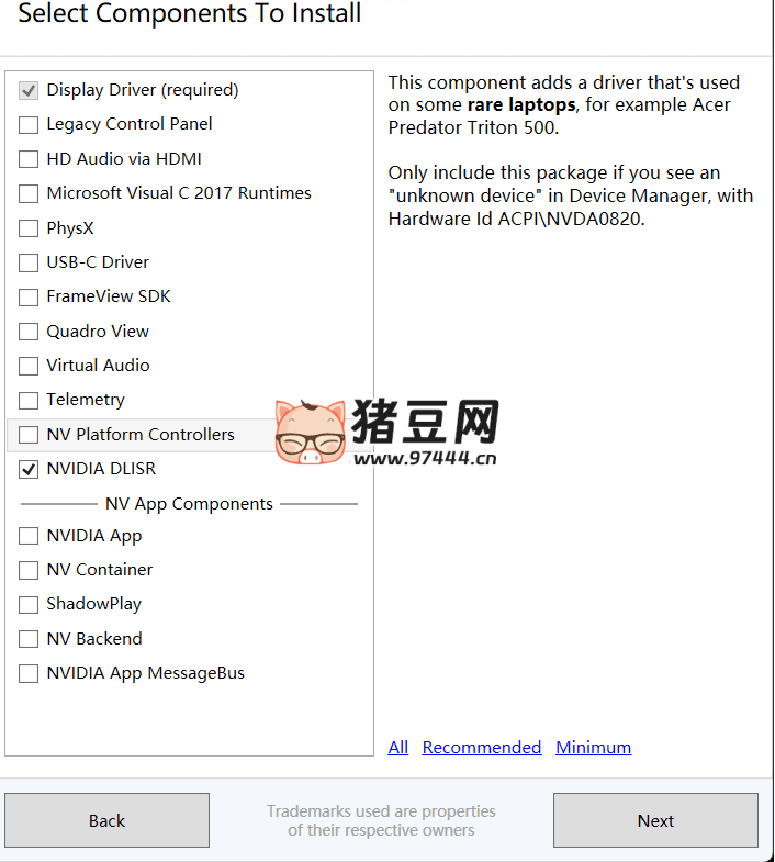 NVCleanstall 驅(qū)動安裝 v1.18