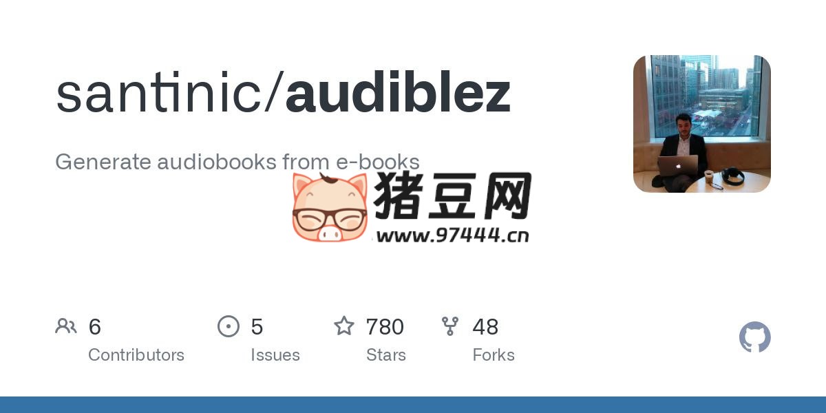 Audiblez：開源電子書轉(zhuǎn)有聲讀物工具