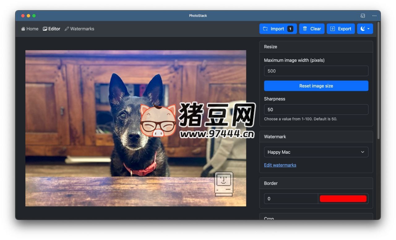 PhotoStack：免費(fèi)開源批量照片編輯器
