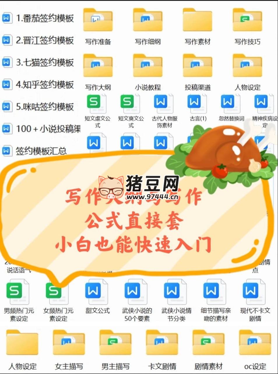 知乎最全寫作拆書資料網(wǎng)文素材寫作課程教程模版