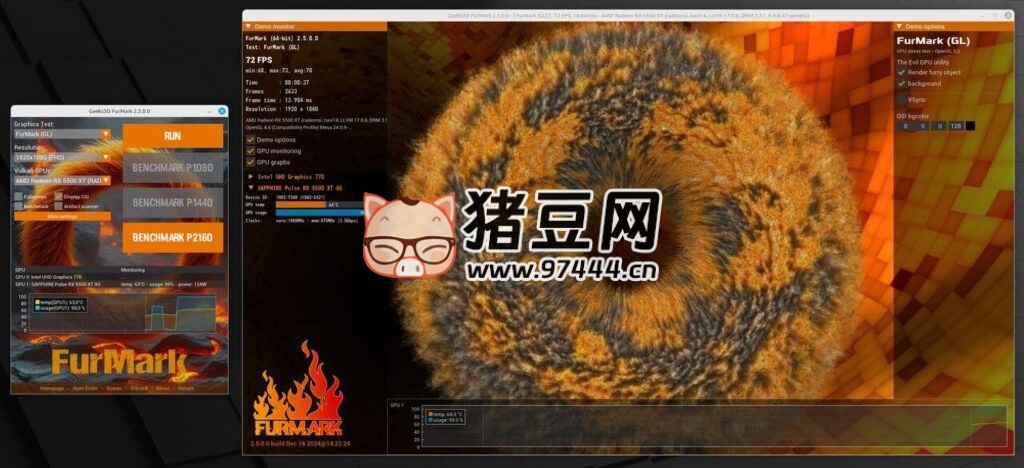 FurMark GPU 測試 v2.5.0