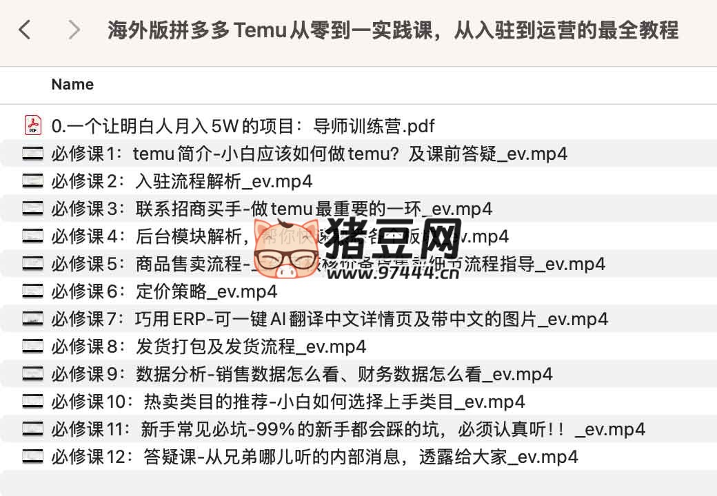 海外版拼多多 Temu 從零到一實踐課，從入駐到運營的最全教程